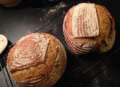 2 sourdough loaves